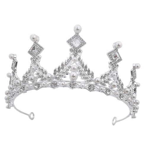 minkissy 3St Krone Haarschmuck Tiara für Braut Haarschmuck für Frauen haarband hair-band crown Haarschmuck für die Hochzeit Stirnband Tiara für Frauen Braut-Tiara Strasssteine Kopfbedeckung von minkissy