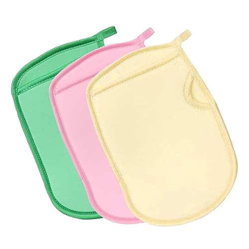 minkissy 3-teiliger Peelinghandschuh Für Mädchen Dusch- Und Badezubehör Tiefenschrubben Rückenwäscher Handschuhe Für Körperreinigungswerkzeuge von minkissy
