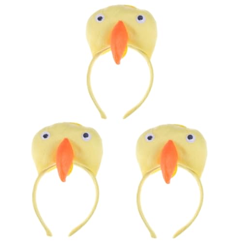 minkissy 3St Stirnband Kopfbedeckung stirnbänder für kinder exquisites Detail auffällig Stirnband Stirnbänder Leicht Tiara Party-Kopfbedeckung Tierhaarreifen der Vogel Requisiten Kleinkind von minkissy