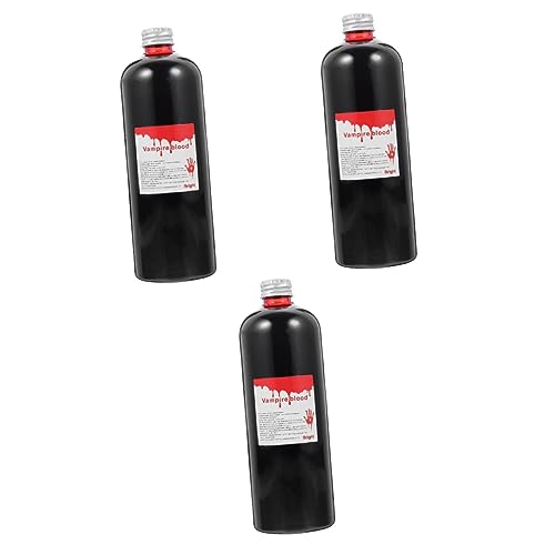 minkissy 3pcs Simuliertes Plasma Gefälschtes Blut Spray für Party Gefälschte Blut Sprays Künstliches Blut Plasma Horror Blut Prop Cosplay Gefälschte Blutversorgung Kosmetik Wasser Waschbar von minkissy