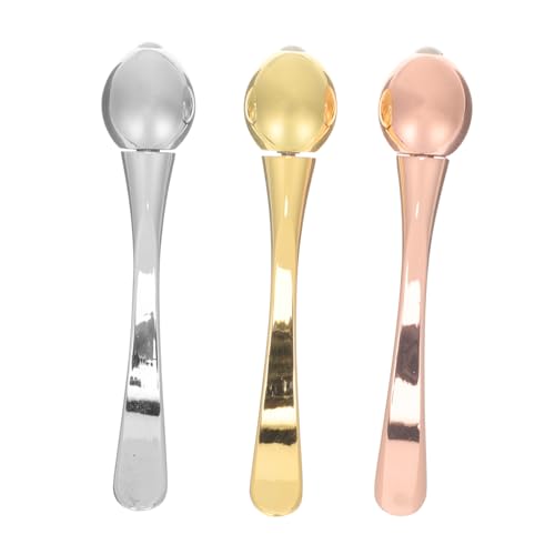 minkissy 3st Augencremestift Kiefer Schaumwäscher Haut Haar Stirnband Handhaben Rollende Augencreme Gerät Halter Tücher Scharf Aufkleber Für Erwachsene Kugeln Shaker Badwäscher Pole Metall von minkissy