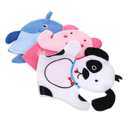 minkissy 3st Badetuch Für Liege Luffa Badwäscher Kapuzenbad Bademantel Kleinkind Badespielzeug Waschhandschuh Für Babys Aufblasbarer Babysitz Mini Duschstoß Stand von minkissy