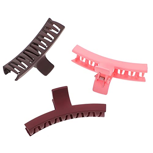 minkissy 3 Stück Acryl-haarspangen Große Klemmen Für Damen Stilvolle Und Bequeme Haarklammern Für Den Täglichen Gebrauch von minkissy