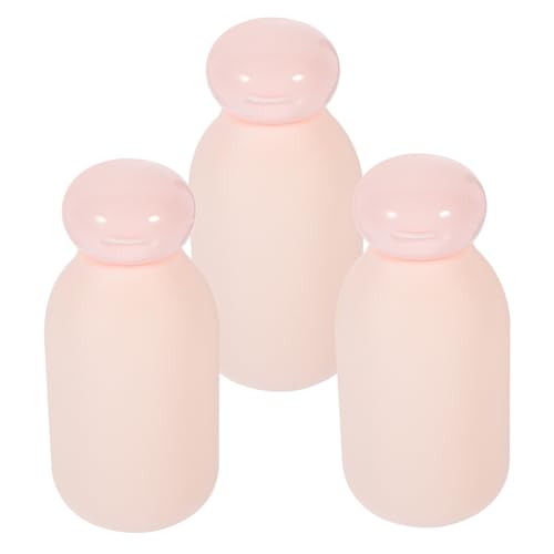 minkissy 3st Flasche Drücken Probenbehälter Kosmetikbehälter Reiseshampooflaschen Toilettenartikelbehälter Für Die Reise Tragbare Reiseflaschen Leere Ersetzen Reisen Sport Handcreme von minkissy