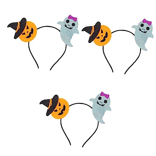 minkissy 3st Halloween-stirnband Halloween-kopfschmuck Festliche Haartracht Haarreiber Party-kopfschmuck Schickes Haar Einzigartiger Haarreif Halloween-haarreifen Stoff von minkissy