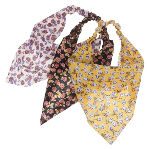 minkissy Vielseitige Stirnband-schals 3 Stück Floral Bandanas Haar-accessoires minkissy Vielseitige Stirnband-schals 3 Stück Floral Bandanas Haar-accessoires von minkissy