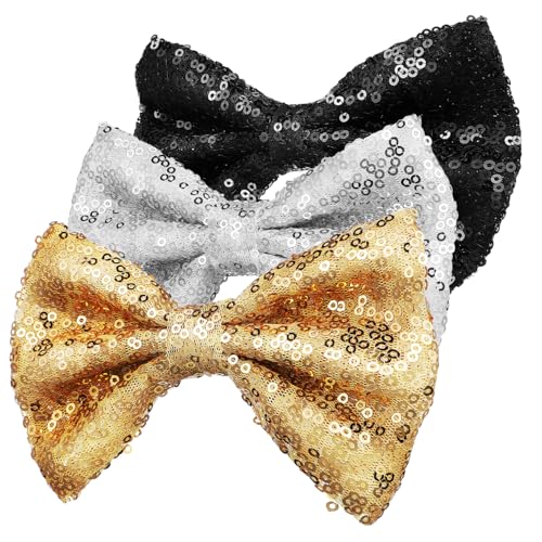 minkissy 3stücke Glitzer Haarspangen Mit Sequins Funkelnde Haarbögen Gold Schwarz Und Silber Für Mädchen Haarschmuck Accessoires Für Kreative Frisuren minkissy 3stücke Glitzer Haarspangen Mit Sequins Funkelnde Haarbögen Gold Schwarz Und Silber Für Mädchen Haarschmuck Accessoires Für Kreative Frisuren von minkissy
