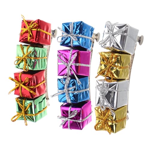 minkissy 3stücke Haarspangen Mit Schleifen Für Kleine Mädchen Und Kleinkinder Weihnachtshaarspangen Mit Cartoon-motiven Und Weihnachtsaccessoires Für Festliche Anlässe von minkissy