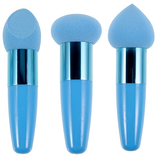 minkissy 3stücke Handheld Make-up Stifte Mit Griff Für Frauen Kosmetikzubehör Make-up-hilfe Für Täglichen Gebrauch Und Professionelles Auftragen Von Puder Und Concealer von minkissy