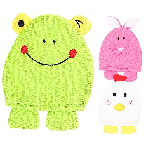 minkissy 3stücke Körperpeelinghandschuhe Handtuch Für Dusche Beine Brust Gründliche Hautreinigung Entfernung Von Stumpfer Haut Der Durchblutung von minkissy