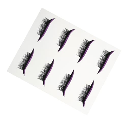 minkissy 4paare Selbstklebende Augen-make-up Aufkleber Mit Eyeliner Und Wimpern Für Leicht Abziehbar Für Partys Cosplay Und Besondere Anlässe Farbton von minkissy