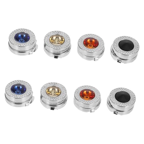 minkissy 4paare Herren Manschettenknöpfe Metall Französisches Knopf Business Hochzeit Kratzfest Leicht Anzubringen Für Formelle Outfits Diy-accessoires von minkissy