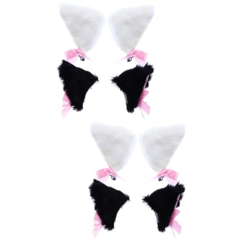 minkissy 4 Paare Fuchs Ohr Haarspange Tiere Ohr Haarnadel Haarspangen Für Frauen Fuchs Ohrclips Frauen Haarspange Ohrspangen Für Katzen Abschlussball Flanell Hut Mit Katzenohren Fräulein von minkissy