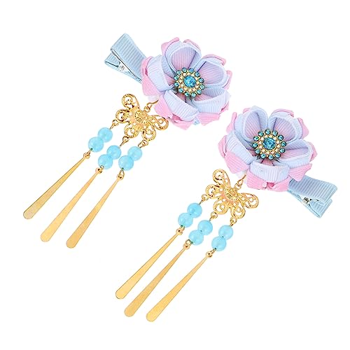 minkissy 4 Paare Haarnadel Blumenhaar Japanische Accessoires Japanische Haarpflege Haar Klammern Kimono-haarspangen Geisha-haar Fräulein Stift Pflaume Bossom Bettwäsche Aus Baumwolle von minkissy