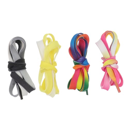 minkissy 4 Paare Schnürsenkel für Sportschuhe Strapazierfähige Stilvolle Schuhbänder Lemon Pastell Regenbogen Classic für Damen Herren minkissy 4 Paare Schnürsenkel für Sportschuhe Strapazierfähige Stilvolle Schuhbänder Lemon Pastell Regenbogen Classic für Damen Herren von minkissy