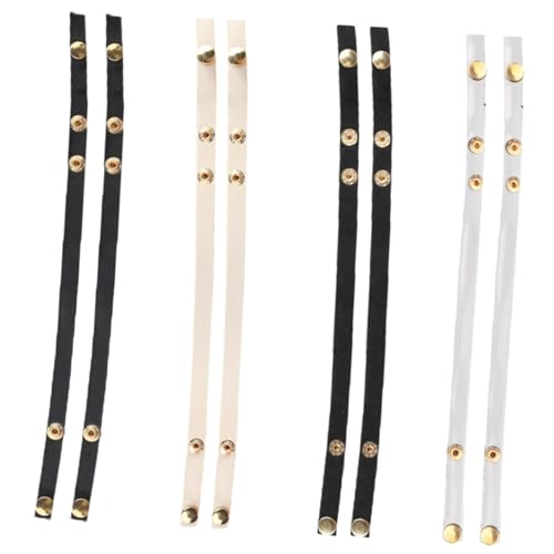 minkissy 4 Paare Schuhschnalle Schuhe Frauen Damenschuhe Sandalen frauen Schuhe für Frauen Ersatz Fersenriemen für High Heels Anti-Fall-Schuhriemen High Heel -Schuhzubehör Schuhgurt Leder von minkissy