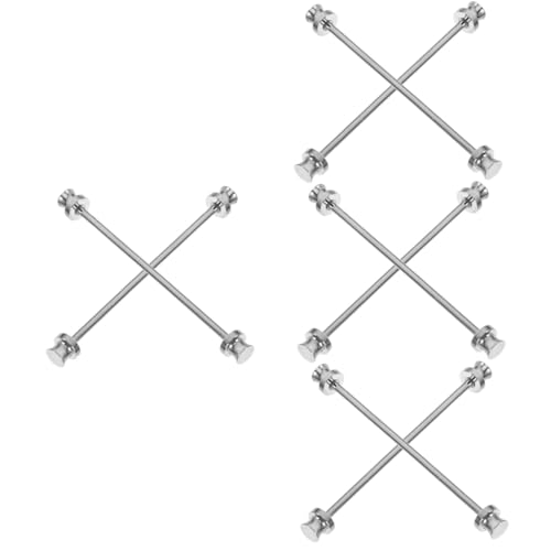 minkissy 4 Sätze Krawattennadel Für Herren Hemdkragennadeln Langlebiger Einfach Zu Verwenden Für Formelle Anlässe Hochzeiten Besondere Anlässe 2 Stück * 4 von minkissy