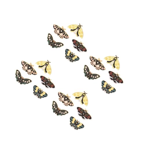 minkissy 4 Sätze Teiliges Set Broschen Vintage Emaille Anstecknadeln Für Damen Vielseitig Einsetzbar Zur Dekoration Von Kleidung Taschen Schals Haltbar Leicht Anzubringen 5 Stück * 4 von minkissy