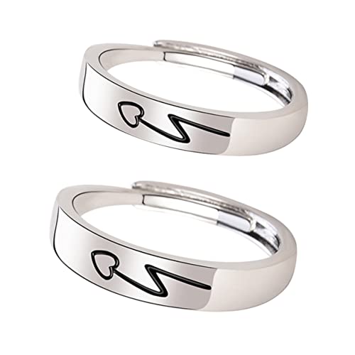 minkissy 4 Sätze Verstellbare Partner Ringe Für Damen Herren Für Valentinstag Hochzeiten Oder Verlobungsring Langlebig Komfortabel 2 Stück * 4 minkissy 4 Sätze Verstellbare Partner Ringe Für Damen Herren Für Valentinstag Hochzeiten Oder Verlobungsring Langlebig Komfortabel 2 Stück * 4 von minkissy