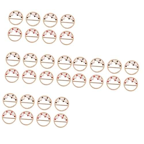 minkissy 4 Sätze Zinklegierung T Shirt Clips Schal Ringe Dekorative Schnallen Für Kleidung Für Hochzeiten Und Partys Vielseitige Eckknopf Buckles 8 Stücke * 4 von minkissy