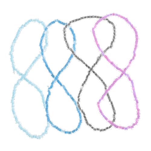 minkissy 4stücke Nachtleuchtende Fußkette Aus Perlen Für Frauen Und Mädchen Dekoratives Fußkettchen Im Dunkeln Leuchtend Angenehmes Tragegefühl Hochwertige Verarbeitung von minkissy