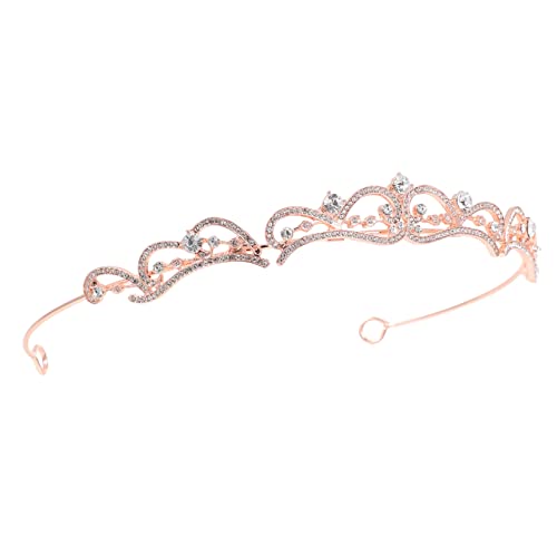 4 Stück Kopfbedeckungen Für Die Braut Damen-stirnband Strass Silber Mädchen Prinzessin Tiara Für Die Hochzeit Der Braut Strass Braut Zinklegierung Pfote Hochzeitskleid Fräulein von minkissy