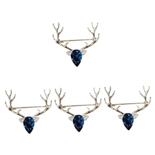 minkissy 4 Stück Brosche für Damen Robuste Anstecknadel für Kleidung Schals und Hüte Perfektes für Besondere Anlässe Wie Weihnachten und Geburtstage von minkissy