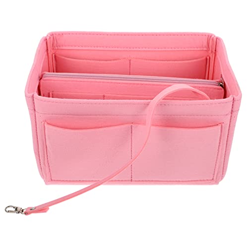 minkissy 4 Stück Aufbewahrungsbeutel Aus Filz Praktische Kosmetiktasche Reise-Make-up-Organizer Schminktaschen Für Damen Schminktasche Aus Filz Tragbar Baby Gefühlt Tasche in Tasche von minkissy