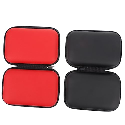 minkissy 4 Stück Guitar Pick Aufbewahrungsbox Teilig mit Reißverschluss Leichter Organizer mit Stabilem Innenfach und Trageband Praktische Reiseetui für Sichere und Ordentliche von minkissy