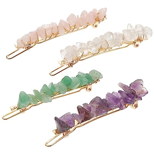 minkissy 4stücke Haarspangen Mit Kristallsteinen Kreative Haarnadeln Bobby Pins Haarschmuck Für Hochzeiten Partys Geburtstagsfeiern Weihnachten Silvesterpartys Mottopartys Feiertage von minkissy