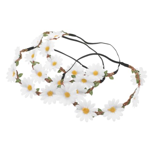 minkissy 4 Stück Handgefertigter Blumenkranz für Mädchen Elegantes Daisy Haarschmuck für Hochzeiten Urlaube und Strandfotoshootings minkissy 4 Stück Handgefertigter Blumenkranz für Mädchen Elegantes Daisy Haarschmuck für Hochzeiten Urlaube und Strandfotoshootings von minkissy