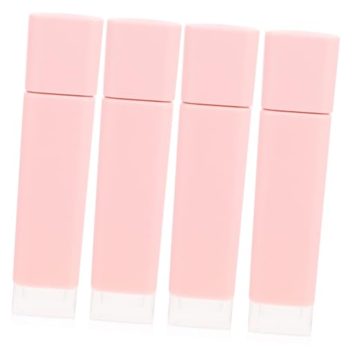 minkissy 4 Stücke Kunststoff Lip Gloss Behälter Flaschen Nachfüllbar Lip Tube Für Frauen 5g von minkissy