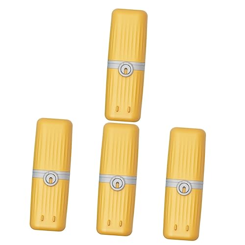 minkissy 4 Stück Mundspülbecher-Set Zahnputzbecher aus Kunststoff Zahnbürste Toothbrush Holder zahnputzbecher Halterung Trink Gläser Zahnpasta für Kinder Reiseetui für Zahnpasta tragbar pp von minkissy