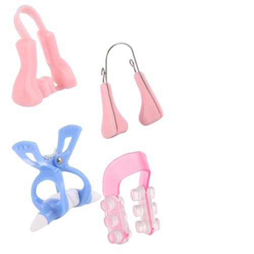 minkissy 4stücke Nasen-up-clip Aus Silikon Nasenformungsclip Für Nasenlifting Nasenbrückenglätter Als Schönheitswerkzeug Nasen-up-shaper Für Frauen Und Mädchen von minkissy