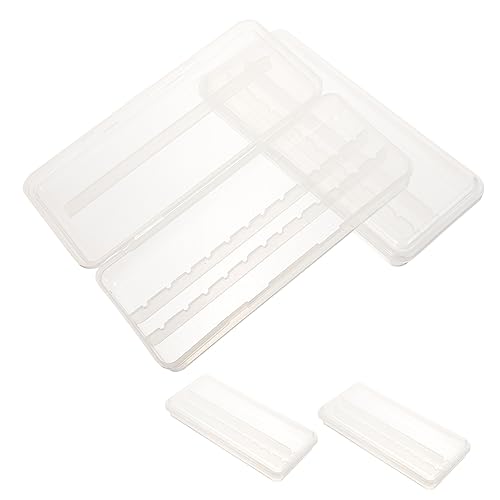 minkissy 4 Stück Boxen Für Nagelbohrer Halter Für Nagelbohrer Bohrerbox-organizer Bohrer-organizer Bohrerhalter Necessaire Nagelstudioprodukt Schärfen Sie Das Messer Plastik Poliermaschine von minkissy