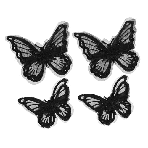 minkissy 4stücke Schmetterlings-haarspangen Aus Spitze Haarnadeln Mit Mesh-design Accessoires Für Frauen Party Und Hochzeitszubehör Haaraccessoires Zum Geburtstag von minkissy