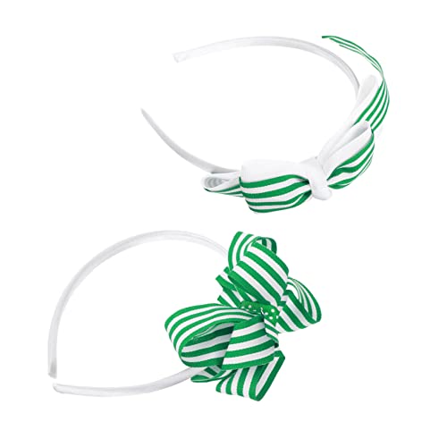 minkissy 4 Stück St. Patricks Day Haarbänder Weihnachtsdeko Festliche Kopfschmuck-requisiten Stirnbänder Zum Irischen Tag Irish Festival Stirnbänder Kopftaste Kind Polyester Einzigartig von minkissy