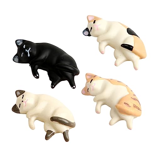 minkissy Kreativer Katzen-stiftehalter Für Nagelkunst 4-teilig Nagelfärbepinselständer Aus Glas von minkissy