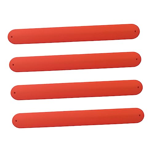 minkissy 4 Stück Teiliges Bunte Silikon Knickarmbänder DIY Slap Armbänder Hautfreundlich Flexibel Langlebig für Partys und Individuelles Styling von minkissy