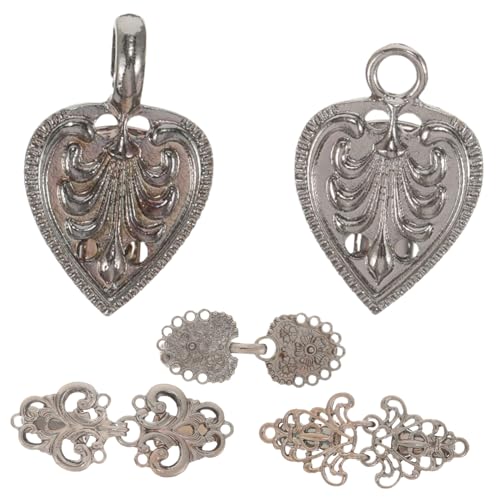 minkissy 4 Stück Vintage Teiliges Pullover Clips aus Langlebiger Legierung Modische Schal und Cardigan Broschen für Damen Vielseitige Kleidung Accessoires für Pullover Kleider Schals und von minkissy