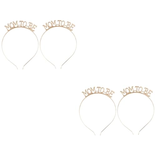 minkissy 4 Stück hochzeitsgeschenke Babygeschenke Baby Stirnbänder Baby-Geschenk Festzug-Stirnband festliche Tiara-Kronen Kopfbedeckungen aus Legierung Party-Stirnband Hochzeit Haarband von minkissy