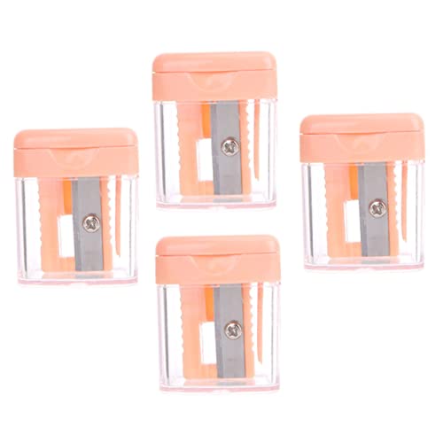 minkissy 4stücke Augenbrauenstift Anspitzer Einfache Anwendung Für Kosmetikstifte Wasserfester Und Langlebiger Bleistiftspitzer Abdeckung Für Eyeliner Und Lippenstifte von minkissy