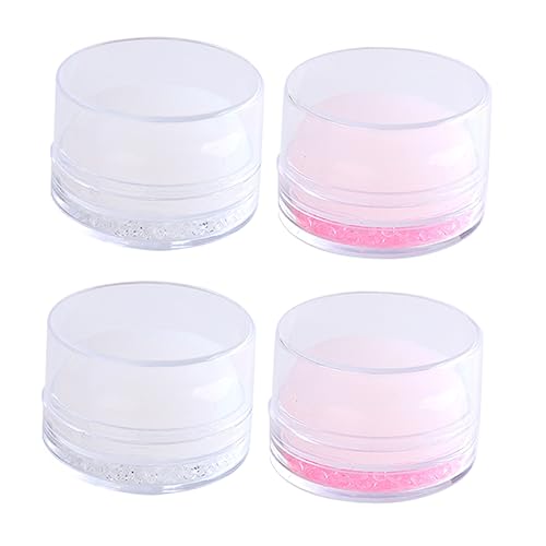 minkissy 4 Stück Nagel Stempel Nagelstempel Aus Silikon Klare Silikonprägung Nagelstanzplatte Nagelstempel-kit Nagelstempel-werkzeug Maniküre Ornament-sets Französisch Kieselgel Schaber von minkissy