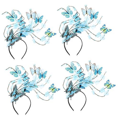 minkissy 4 stücke schmetterling kopfschmuck zubehör krone mori abteilung party kostüm stirnbänder schmetterling zubehör für frauen kleidung accesorios para kleid haarschmuck halloween von minkissy