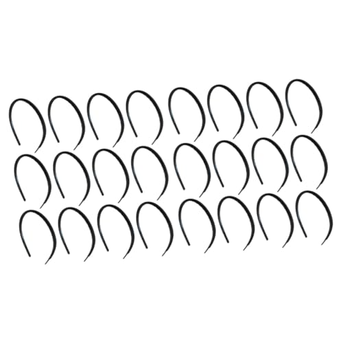 minkissy 40 Stk schwarzes Stirnband rutschfester Haarreif Haarschmuck für schwarze Mädchen Männer Stirnband Damen einzigartige Haarreifen Bubble-Ring-Haarband Welle Kopfbedeckung Plastik von minkissy