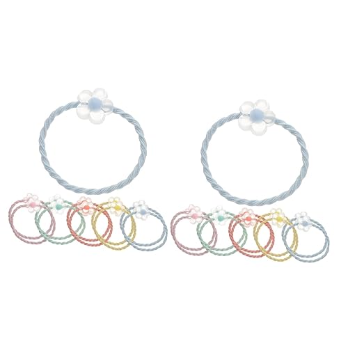 minkissy 40 Stk Haargummi Einfädeln Kopfschmuck Für Mädchen Scrunchie-haargummis Haarring Bindet Kopfbedeckungen Elastische Haarbänder Haarband Haargummis Für Kinder Flechten Kleine Armband von minkissy