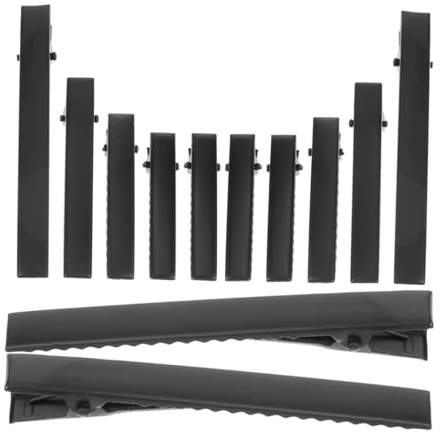 minkissy 40 Stück Teiliges Matte Schwarze Metall Haarclips Alligator für Dickes Haar DIY Haarschmuck Zubehör Vielseitige Styling Tools Sichere Haarhalter für Damen und Mädchen von minkissy