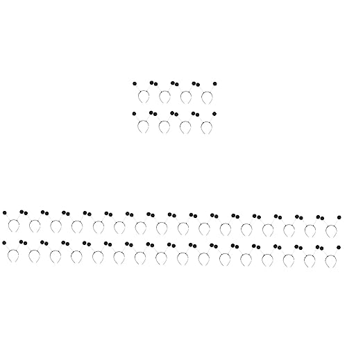 minkissy 40 Stk Stirnband Aus Schaumkugel Außerirdisches Haarband Marsantenne Bopper Weihnachtskopf Bopper Neuheit Kopf Bopper Haarschmuck Kleidung Außerirdischer Stirnbänder Aus Kunststoff von minkissy
