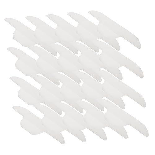 minkissy 40stücke Unsichtbare Schweißabsorptions-pads Für Hemdkragen Selbstklebende Anti-schweiß-aufkleber Atmungsaktive Klebestreifen Für Blusen Hüte Und Für Und von minkissy