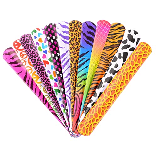 minkissy 45 Stück Teiliges Schnapparmband mit Bunten Tiermotiven Langlebige Partyarmbänder als Gastgeschenke für Jungen und Mädchen Einfach Anzulegen für Kindergeburtstag und Partyspaß von minkissy